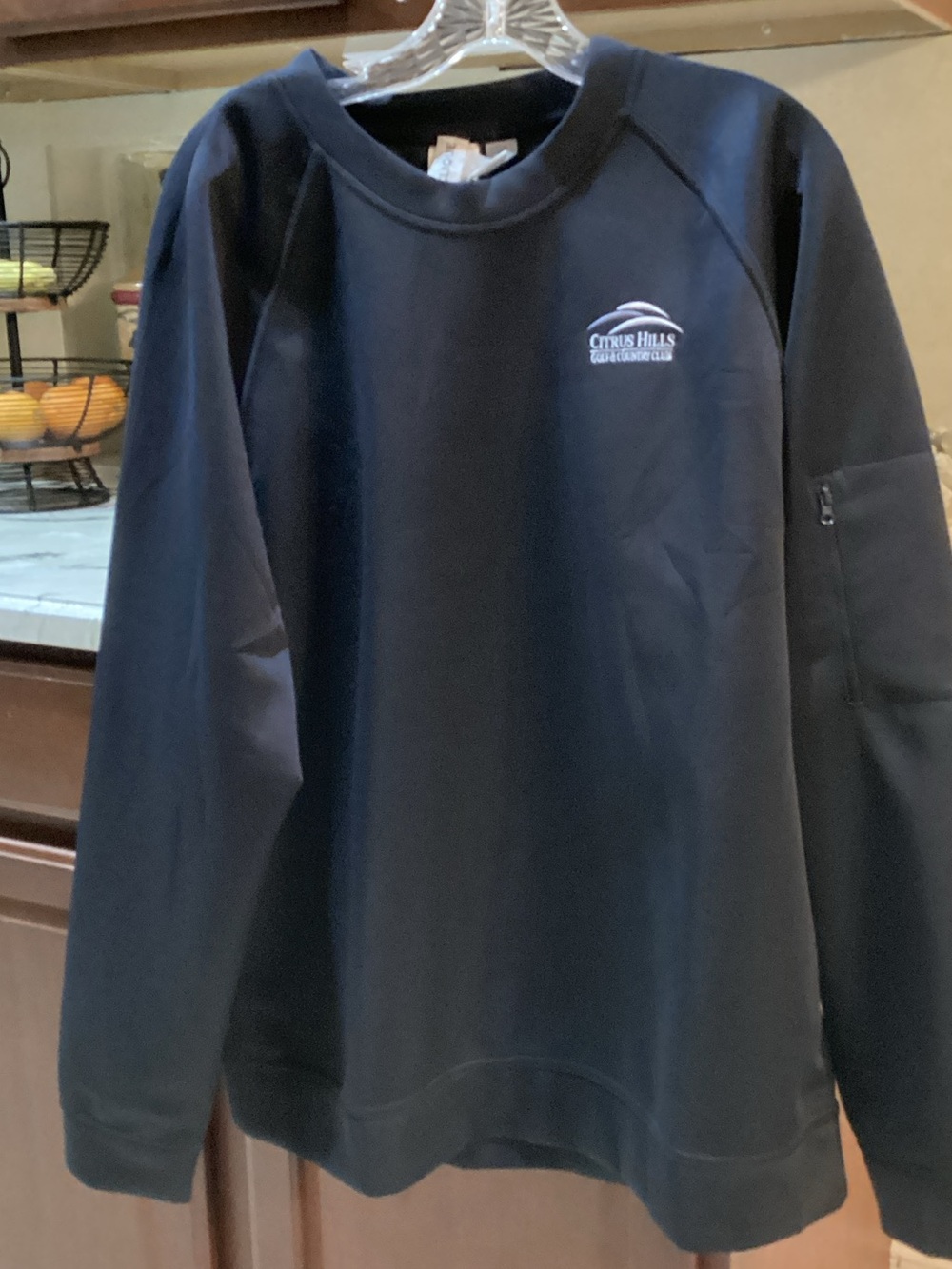 Citrus Hills Performance Crewneck Jacket - Navy - Men's